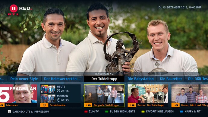 RTLZWEI RED. – Das HbbTV-Angebot von RTL II