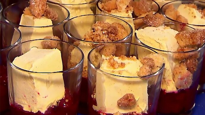 Die Kochprofis - Rezept - Kirsch-Crumble - Folge 356