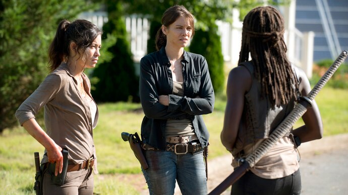 The Walking Dead - Staffel 6 - Folge 5 - Hier und Jetzt - Rosita, Maggie und Michonne