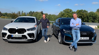GRIP - Das Motormagazin - Dicke Dinger: Audi RS Q8 vs. BMW X6 M Competition | GRIP-Elektro-Check - Mini Cooper SE | Det sucht Sportwagen für 30.000,- Euro