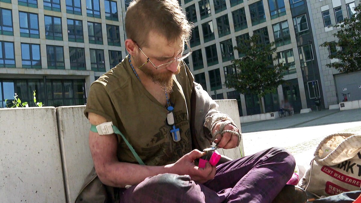 Frankfurt (11) Hartes Deutschland Leben im