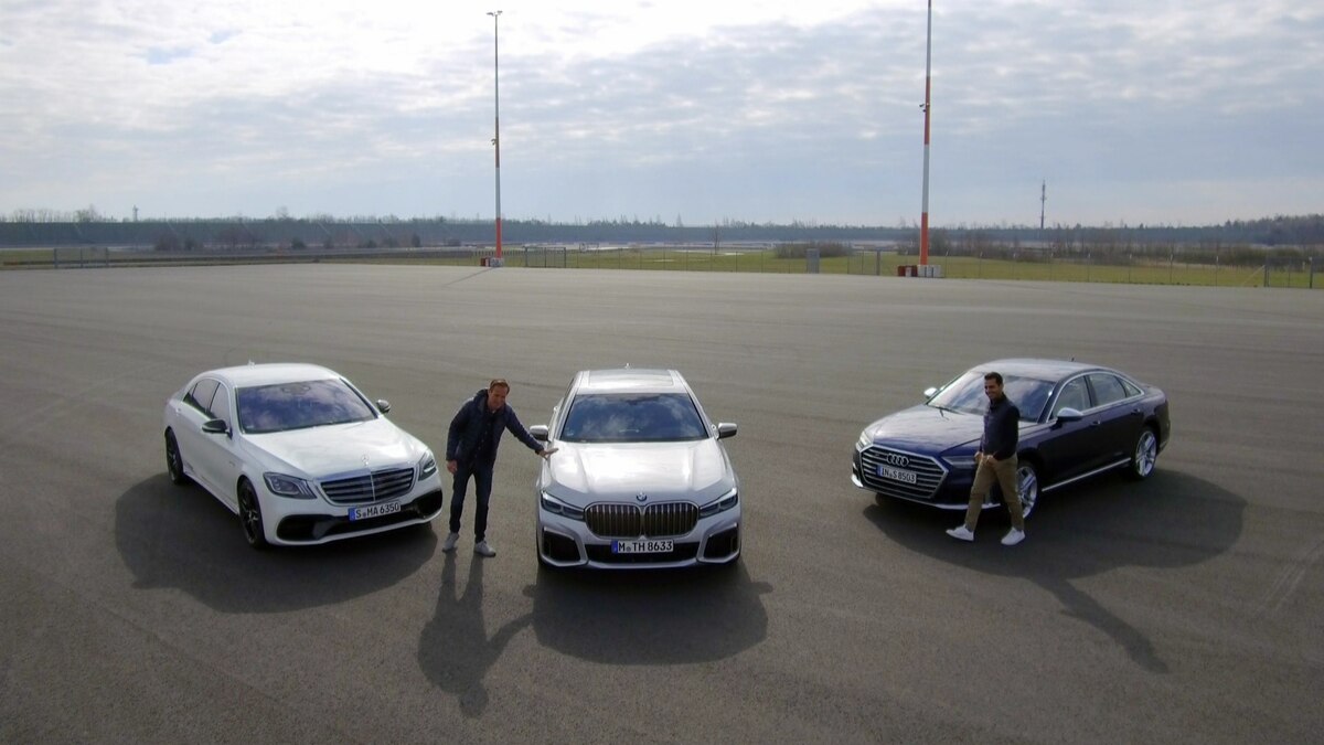 Luxus Powerlimos Audi S8 Vs Bmw M 760li Vs Mercedes Amg S 63 Folge 515 Video Grip Das Motormagazin Rtlzwei