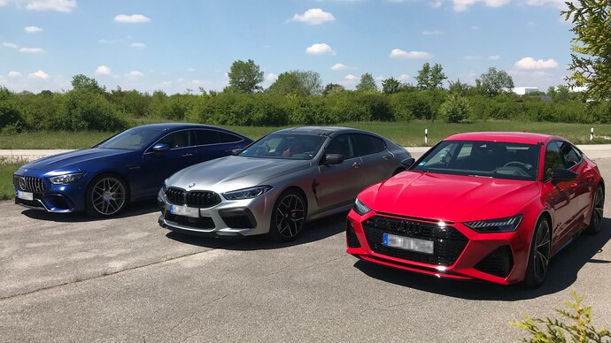 Testfahrer Niki Schelle wird von Matthias diesmal buchstäblich in die Zange genommen! Als „AMG-Matze“ und „Audi-Matthias“ möchte er Niki im 625 PS-starken BMW M8 Competition Gran Coupé zeigen, welches Power-Coupé mit vier Türen die Haube vorn hat. AMG-Matze lässt dabei den GT 63 S mit 639 PS von der Kette, Audi-Matthias startet mit dem RS7 Sportback und 600 PS in die Challenge. Die Frage: Welches allradgetriebene Power-Coupé ist das beste?