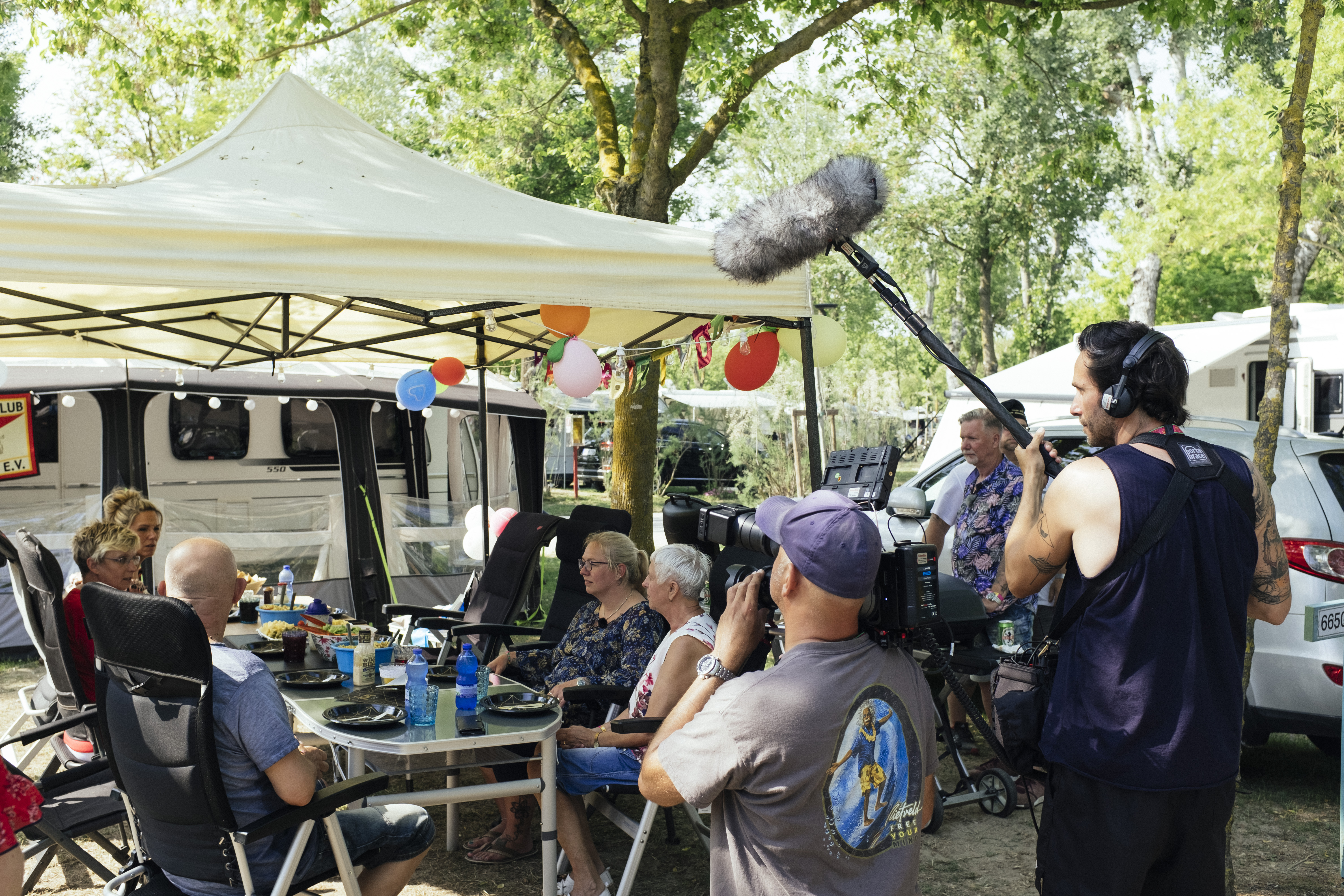 behind the scenes
