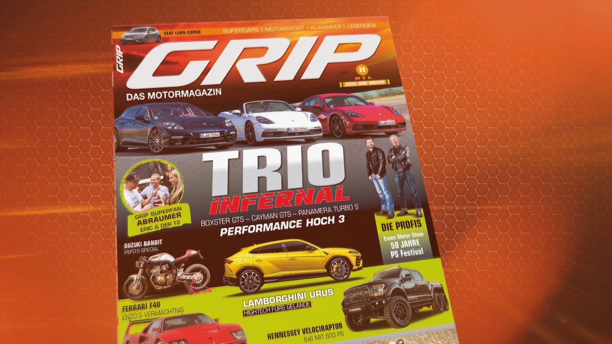 Trailer Trio Infernal im GRIPPrintmagazin 01/2018 (Video) GRIP Das Motormagazin RTLZWEI