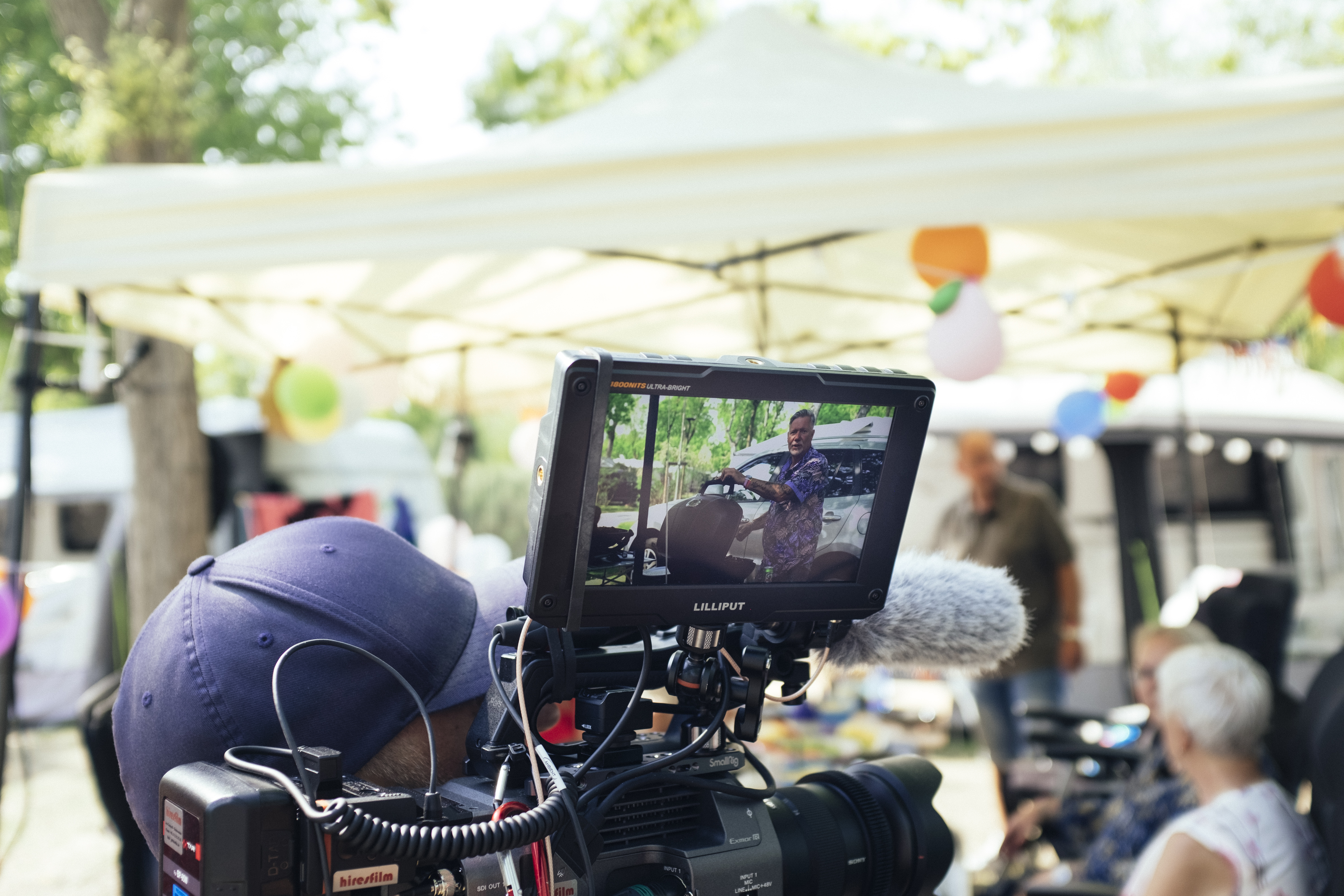 behind the scenes